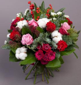 Букет «Новогодний вернисаж»